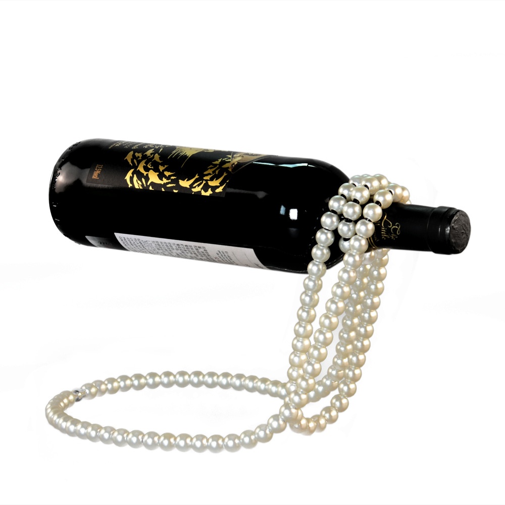 Birthday,Friendship Gifts,Father's Day,Anniversary,Pearl Necklace Wine Rack – Creative Home